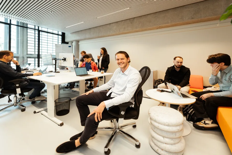 Helixiora team discussing AI strategy